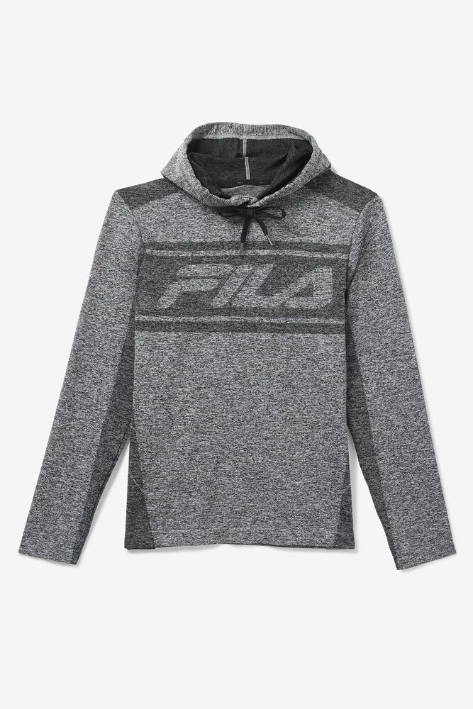 Fila Miesten Huppari Sawyer Engineered Harmaat - DQXI-82651